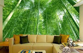 10 motif wallpaper dinding ruang keluarga desain wallpaper bagu via wallpaperbagus.co.id. Wallpaper Dinding Ruang Tamu Motif Hutan Bambu Nirwana Deco Jogja