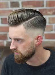Browse our extensive collection of the most popular men's pompadour haircuts and hairstyles to find your next look. Hard Side Line Pompadour Haircut Kapsel Man Mannenkapsels Heren Kapsel