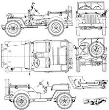 Willys Mb Jeep Blueprint Download Free Blueprint For 3d Modeling Willys Jeep Willys Jeep