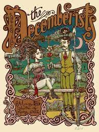 The Decemberists 2005 Concert Poster By Michael Michael Motorcycle Sold Out Rock Poster Art Concert Posters The Decemberists