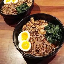 Soupe Miso Aux Nouilles Soba Recette Ramen Nouilles Soba Recette Asiatique