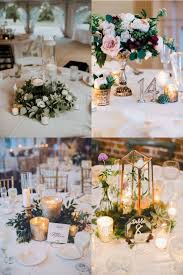 Tea Lights Candles Beautiful Table Centrepieces Wedding Reception White Wedding Centerpieces White Wedding Flowers Centerpieces Flower Centerpieces Wedding