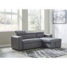 Buy top selling products like destination summer zero gravity chair and never rust aluminum chaise lounge. Salado Gray Right Chaise Sofa W Pop Up Bed Signature Design Furniture Cart