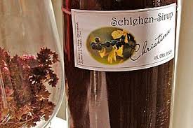 Schlehen Sirup Schlehen Sirup Schnaps Rezepte