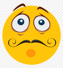 The emoji images may be different on each platform such as facebook, whatsapp, windows or android version. Impressed Wow Emoji Emotions Mustache Face Yellow Funny Cartoon Faces Png Clipart 782760 Pikpng