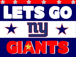 New york giants helmet art painting. Lets Go Giants Poster Idea Giants Poster Go Big Blue Letting Go