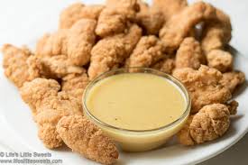 The honey mustard sauce for the chicken is incredibly simple to make. Honey Mustard Sauce Dijon Mustard Harissa Cayenne Honey Life S Little Sweets