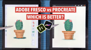 Procreate is more for illustration if that's what you're looking for. Adobe Fresco Vs Procreate I Didn T Expect That Ipadpro Art Software Review And Comparation Youtube
