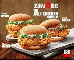 Kfc S Iconic Chicken Zinger Is Now Available In Three Avatars The Classic The All New Spicy And New Towering Deluxe Chicken Zinger Kfc Kfc Chicken
