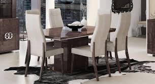 Italian Dining Room Sets Awesome Esf Prestige High Gloss Wenge Dining Table Set 5pcs Meja Makan Set Ruang Makan Modern