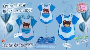 • diy centros de mesa vintage para baby shower de elefante | dollar tree. Centro De Mesa Baby Shower Unisex Youtube