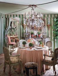 Ad100 Designer Mario Buatta S Timeless Interiors Striped Room Mario Buatta Traditional Dining Room