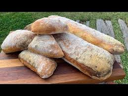 Crunchy Italian Ciabatta Bread Italijanski Ciabata Hleb Youtube Ciabatta Ciabatta Bread Croation Recipes