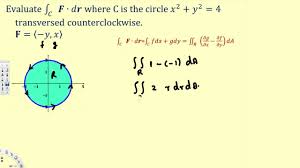 Green S Theorem 1 Vector Calculus Vector Calculus Calculus Theorems