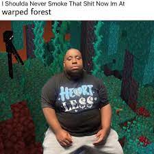 I Shoulda Never Smoke That Shit Now I M At Warped Forest I Shoulda Never Smoke That Shit Know Your Meme