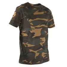 Mens T Shirt Sg 100 Camo Green