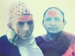 I have the first thing for my ancestor altar, this photo of me and my dad  when I was a baby (a gift from my daughter, one of maybe a half dozen