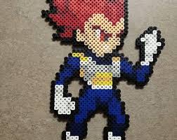 Super Saiyan 4 Goku Perler Sprite Etsy In 2020 Pixel Art Characters Pixel Art Super Saiyan 4 Goku