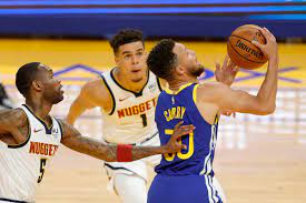 Sportsline's model is leaning over on the total, projecting the teams to combine for 232 points. Recap Nuggets Drop Second Straight Falling 116 107 To Steph Curry And Golden State Denver Stiffs
