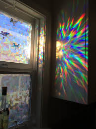 Amazon Com Decorative Window Film Holographic Prismatic Etched Glass Effect Fill Your House With R Decorative Window Film Window Decor Aesthetic Room Decor