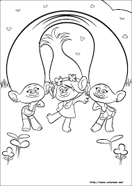Dibujos Para Colorear Trolls