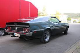 Ford mustang ii king cobra vs ford mustang mach 1 ram air. Ford Mustang 1972 Mach 1 Fastback Grun Metallic Nr Classic Car Collection Stuttgart
