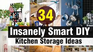 34 insanely smart diy kitchen storage