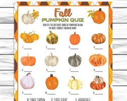 Autumn is one of the most beautiful and romantic time of the year. Fall Trivia Game Etsy