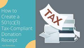 The irs allows individuals to deduct charitable contributions up to 50. How To Create A 501 C 3 Tax Compliant Donation Receipt Donorbox