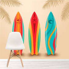 Accrocher planche de surf au mur. Surf Design Papier Peint Photo Planche De Surf Papier Peint Chambre Sports Photo Decor A La Maison