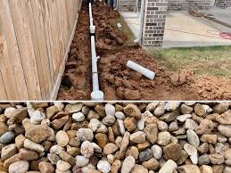 A french drain is a trench, filled with aggregate, that directs subsoil and water away from your property in areas that are prone to flooding or surface water pooling. River Rock Gravel For Sale Landscaping Rocks Houston Tx 77099