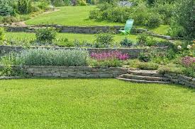 50 Backyard Retaining Wall Ideas And Terraced Gardens Photos Sloped Garden Backyard Retaining Walls Terraced Landscaping