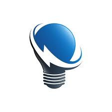Gluhbirne Lampe Elektro Logo Innovation Idee Strom Symbol L Electricity Logo Light Bulb Logo Energy Logo