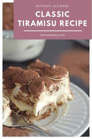 Classic Tiramisu Recipe Without Alcohol Recipe Classic Tiramisu Recipe Easy Tiramisu Recipe Tiramisu Recipe
