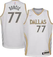 Luka doncic basketball jerseys, tees, and more are at the official online store of the nba. Nike Youth 2020 21 City Edition Dallas Mavericks Luka Doncic 77 Dri Fit Swingman Jersey Dick S Sporting Goods