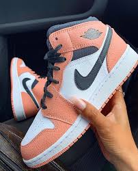 Air Jordan 1 Low Black White Cactus Flower Air Jordan 1 Mid Gs Pink Quartz Women Jordans Sneakers Shoes In 2020 Jordan Shoes Girls Nike Air Shoes Hype Shoes