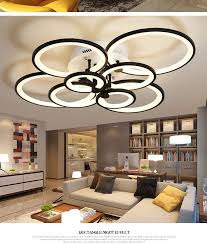 Neo Gleam Remote Control Living Room Bedroom Modern Led Ceiling Lights Luminarias Pa Ceiling Lamps Living Room Remote Control Living Room Unique Light Fixtures