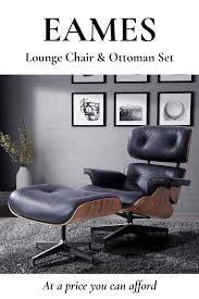 From traditional rectangular ottomans to accent ottomans in round, oval or square shapes, we have an ottoman designed to complement traditional, contemporary and transitional spaces. The Eames Lounge Chair No Modern Home Is Complete Without One Mid Decco Eames Lounge Chair Eames Lounge Chair Replica Eames Lounge