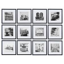 Check spelling or type a new query. 12pc 12 X 12 Black Frame Kit Matted To 7 5 X 7 5 Gallery Perfect Gallery Wall Kit Photo Wall Gallery Gallery Wall Frames