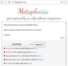 In order to identify new metaphors for smart environments, we focused on the role of the user and the role of the system when performing a task. Metaphoria An Algorithmic Companion For Metaphor Creation