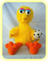 Progress Vol 12 Stuffed Animal Patterns Big Bird Toys Big Bird Doll