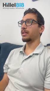 “I am so genuinely happy happy to have Hillel 818, where I can take pride  in my Jewish heritage, one that has overcome so much. I am forever grateful  for this opportunity to be here.” -Ryan Tanner ‘26 ...