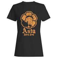 Asta Black Bull Black Clover Anime With Symbol 5 Leaf Clover Women T Shirt