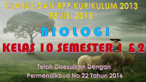 Share facebook twitter whatsapp pinterest. Silabus Dan Rpp Biologi Kelas X K13 Revisi 2018 Canalpendidik