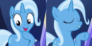 Maybe you would like to learn more about one of these? 1413430 All Bottled Up Animated Edit Gif Head Shake No Nodding Pony Raised Hoof Safe Screencap Solo Trixie Yes Derpibooru