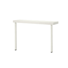 The average console table height is 30 inches, though designs can range anywhere from 28 inches to 32 inches in height. Furniture Source Philippines Lack Adils Console Table 110cm White