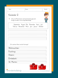 Der lösungsteil bietet hierzu musteraufsätze, die nochmals eine. Kalender Grundschulkonig Grundschule Erste Klasse