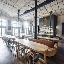 Io Studio References Czech Porcelain Inside Modern Beer Hall Restaurant Interieur Produktdesign Architektur Innenarchitektur