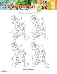 Add these free printable science worksheets and coloring pages to your homeschool day to reinforce science knowledge and to add variety and fun. Free Big Bird Dance Party Coloring Page Mama Likes This