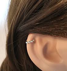 Petit Anneau De Helix Creoles Boucle Doreille Argent Forward Helix Earrings Helix Jewelry Earrings